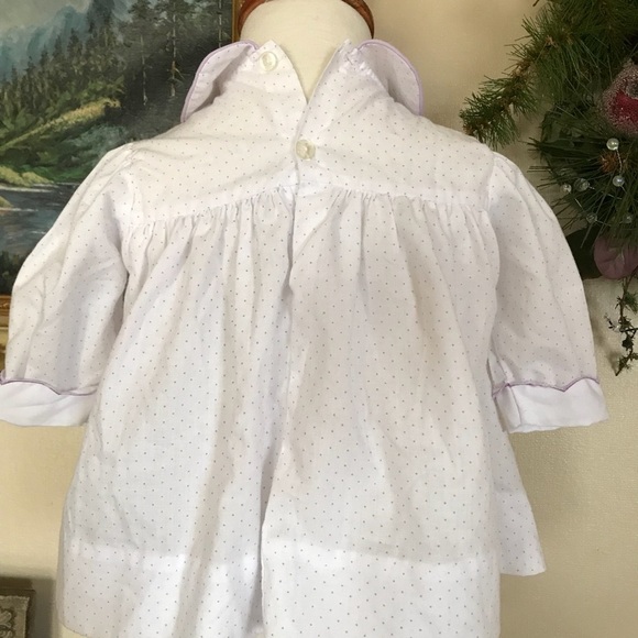Rare VTG 1960’s Baby Plum Peter Pan Collar Dress - Picture 9 of 10